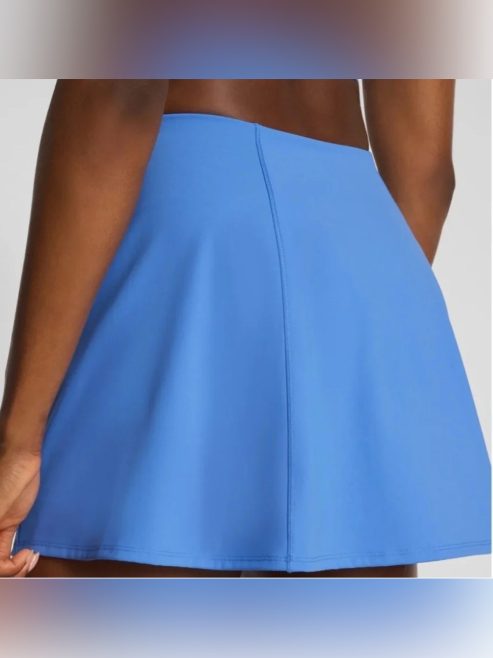 New Spanx Get Moving skort $110 Blue A-Line Women's Skirt Anthropologie